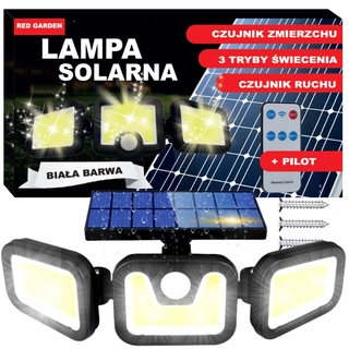 Uličná lampa - Pouličné svietidlo 74 W 6000 lm na solárne napájanie